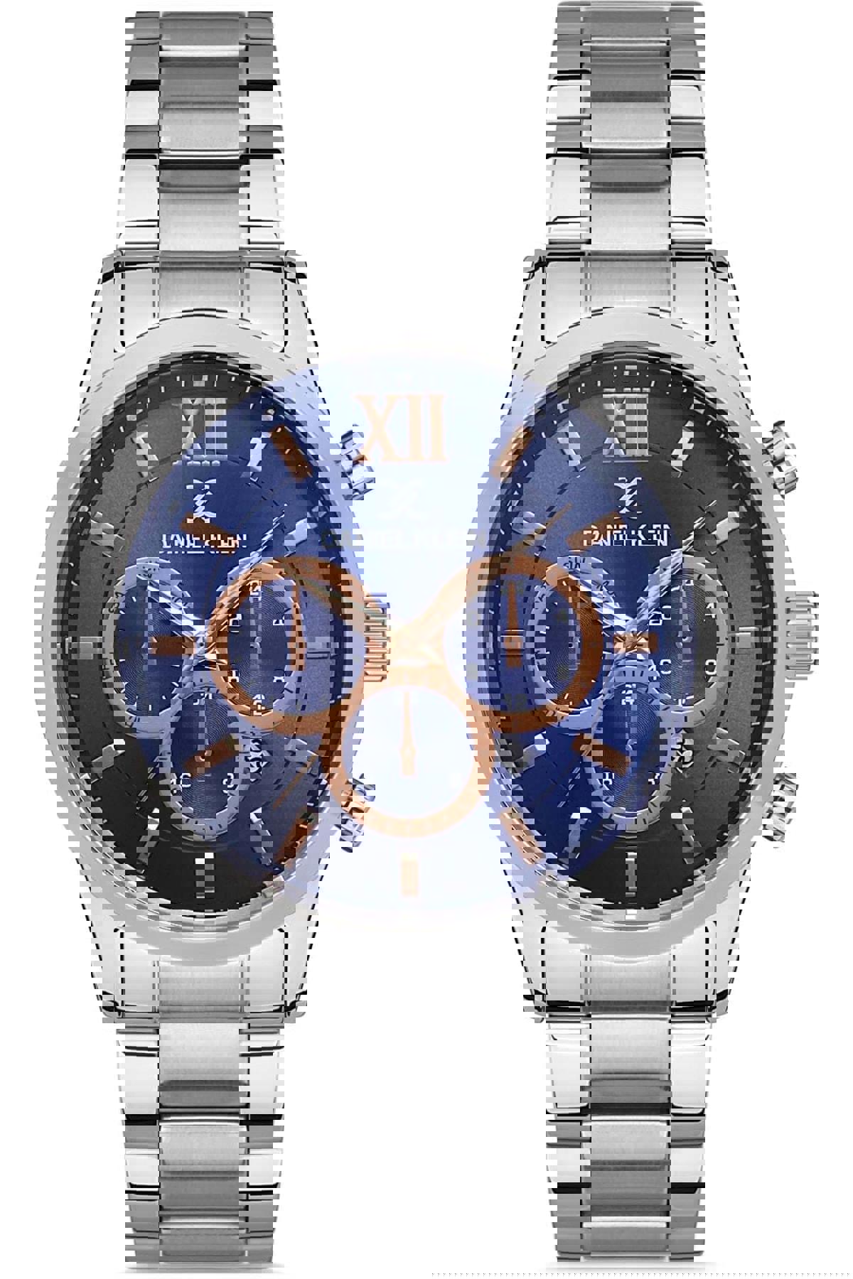 Daniel Klein DK.FT.1.221 Takvimli 42 mm Çelik Kordon Analog Erkek Kol Saati
