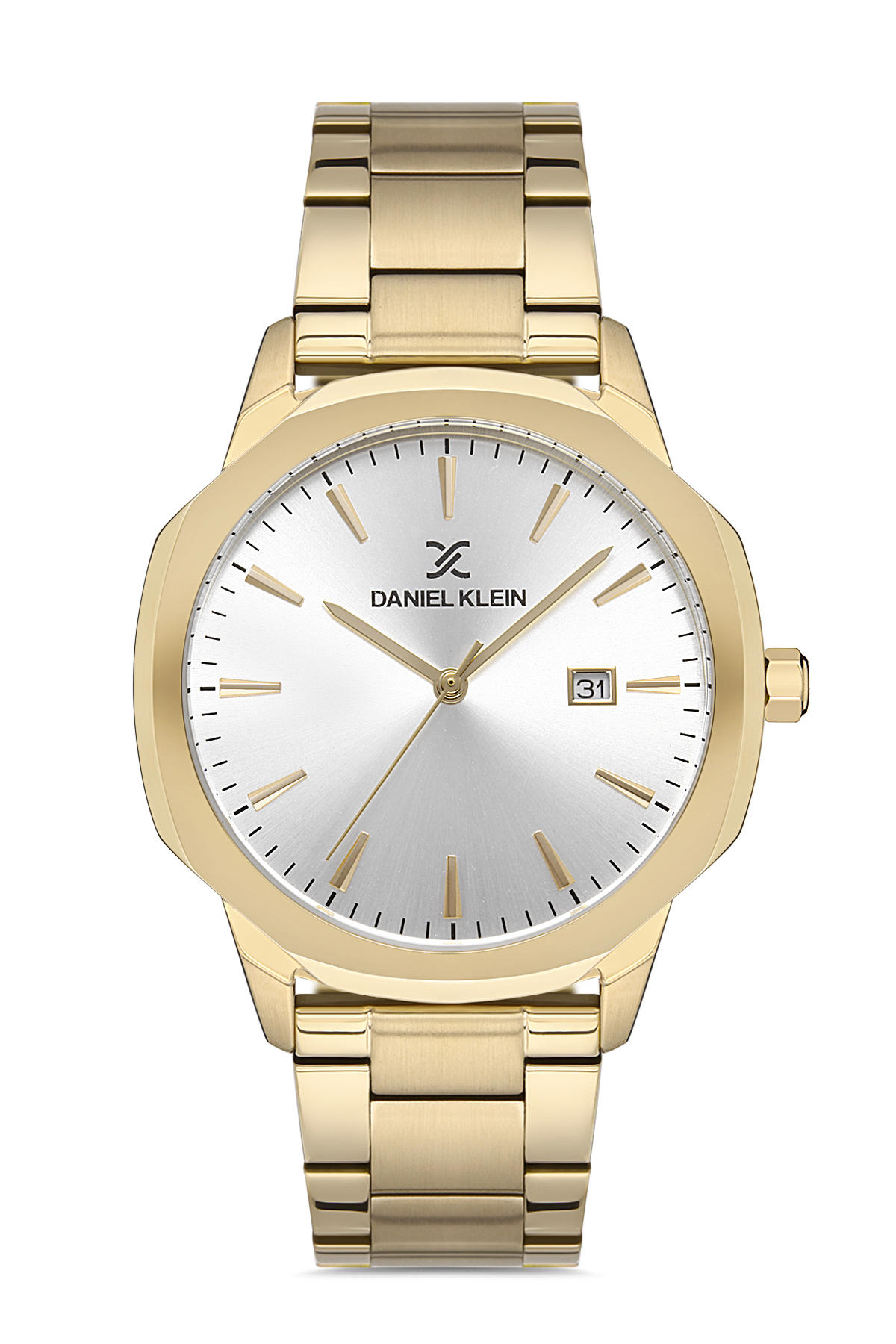 Daniel Klein DKM.013163E.02 Takvimli 42 mm Altın Metal Kordon Analog Erkek Kol Saati