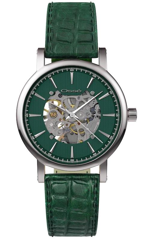 Osse OSW10150 Takvimli 45 mm Yeşil Deri Kordon Analog Erkek Kol Saati