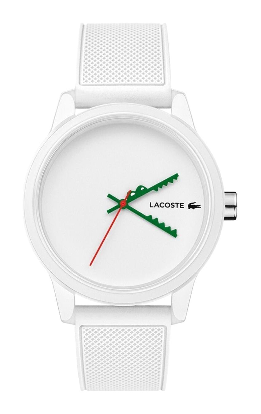 Lacoste LAC2011069 42 mm Beyaz Silikon Kordon Analog Erkek Kol Saati