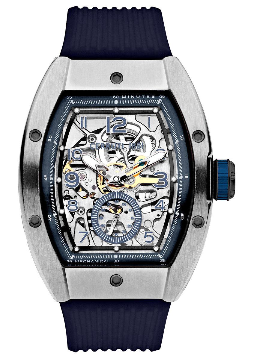 Cerruti 1881 CIWGR0012301 Lacivert Silikon Kordon Analog Erkek Kol Saati