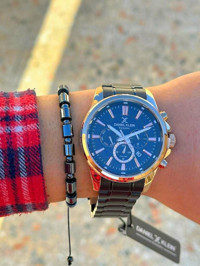 Daniel Klein DK.FT.1.299 Takvimli 42 mm Siyah Çelik Kordon Analog Erkek Kol Saati