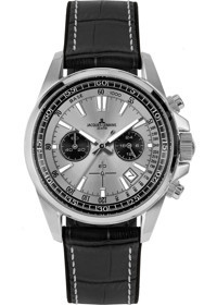 Jacques Lemans LİVERPOOL 1-2117Q Pusulalı Takvimli 44 mm Siyah Çelik Kordon Analog Erkek Kol Saati