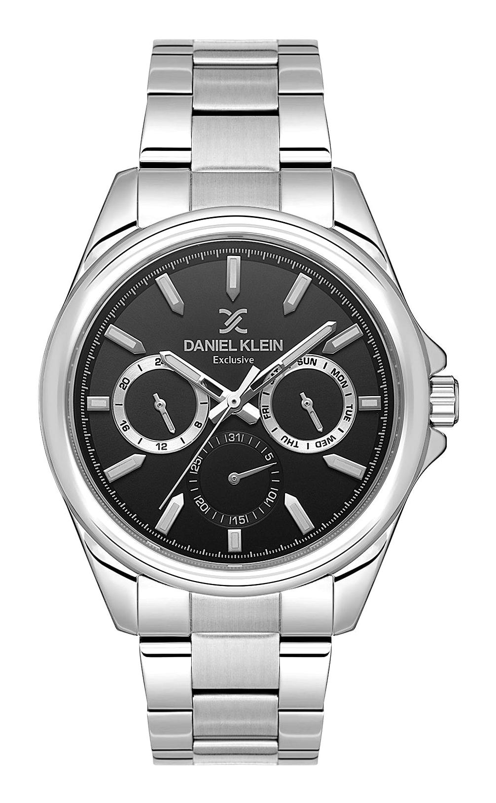 Daniel Klein DK.1.13636-1 Takvimli 44 mm Çelik Kordon Analog Erkek Kol Saati