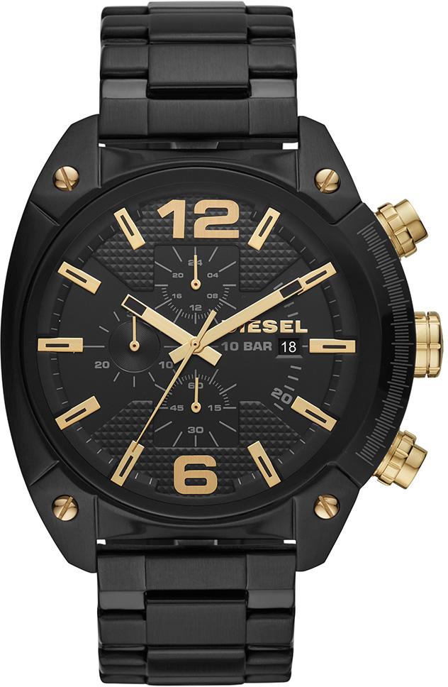 Diesel DZ4504 Takvimli 42 mm Siyah Çelik Kordon Analog Kol Saati