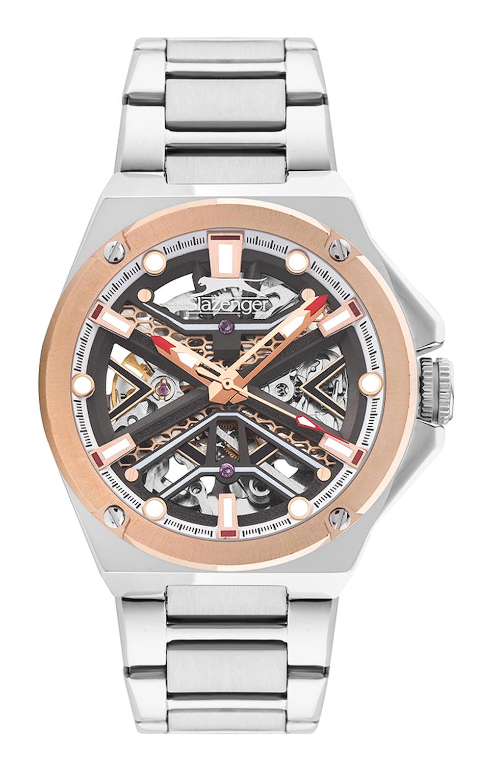 Slazenger SL.09.2264.1.03 44 mm Gri Plastik Kordon Analog Erkek Kol Saati