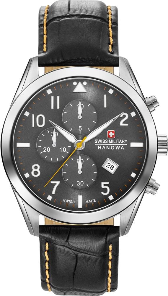 Swiss Military 06-4316.7.04.009 Takvimli 44 mm Altın Deri Kordon Analog Erkek Kol Saati