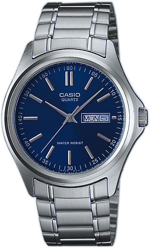 Casio MTP-1239D-2ADF Takvimli Çelik Kordon Analog Kol Saati