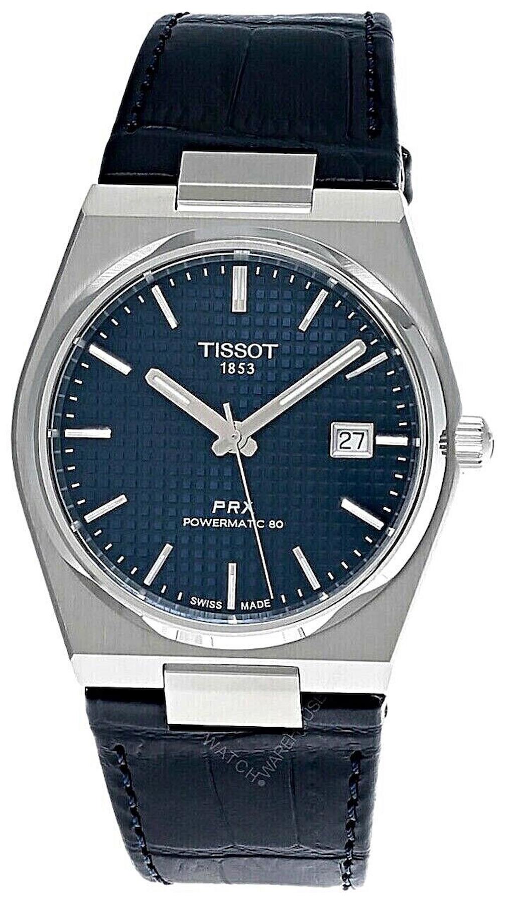 Tissot T1374071604100 Takvimli 44 mm Siyah Deri Kordon Analog Erkek Kol Saati