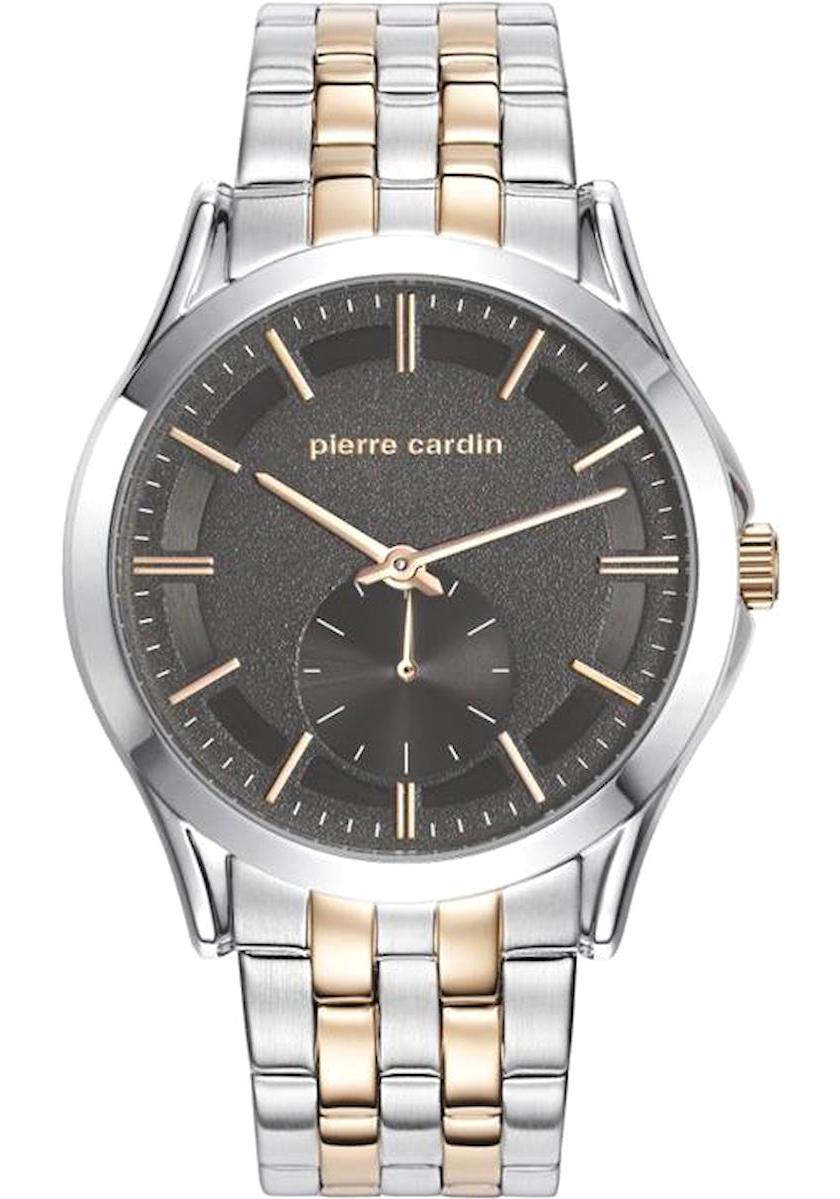 Pierre Cardin 107851F05 Gri-Rose Gold Metal Kordon Analog Erkek Kol Saati