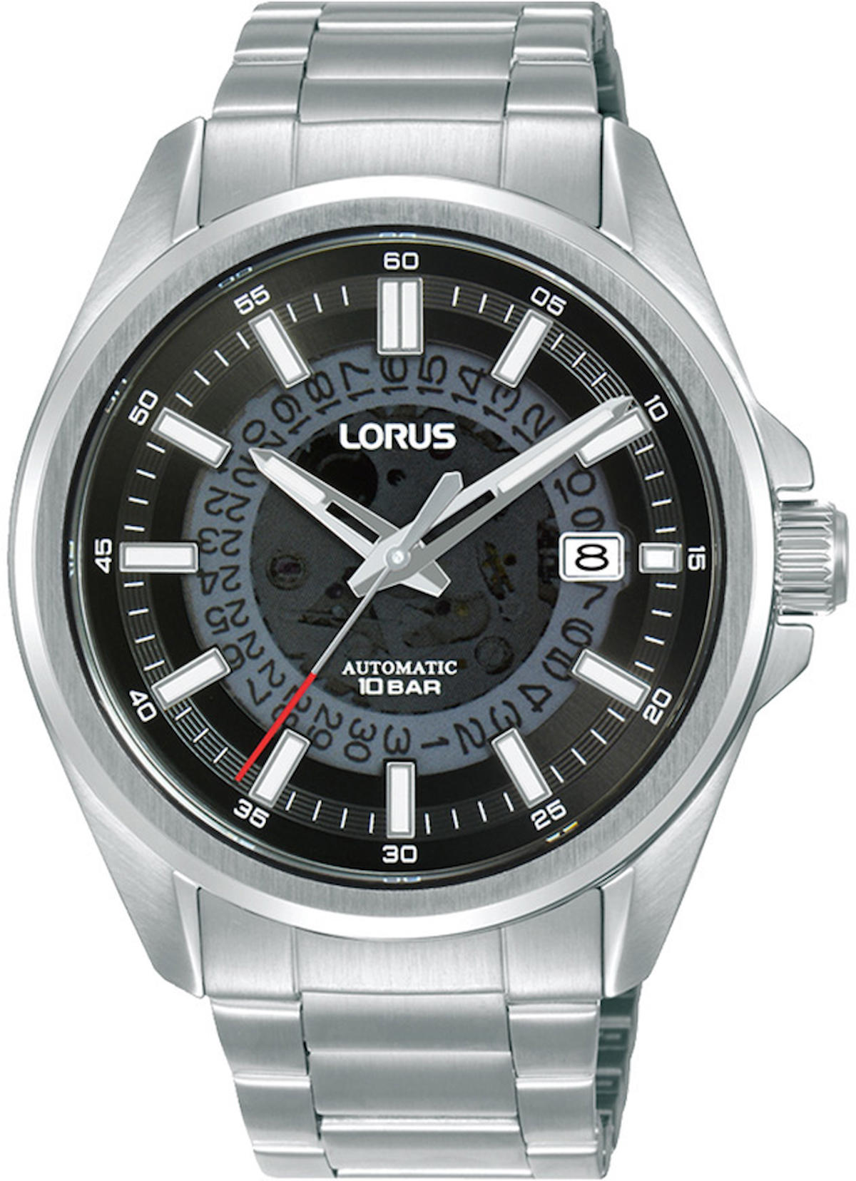 Lorus RU401AX9 Takvimli 43 mm Çelik Kordon Analog Erkek Kol Saati