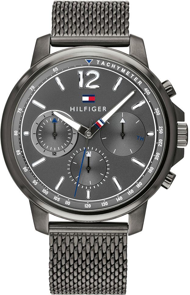 Tommy Hilfiger TH1791530 Takvimli 44 mm Füme Çelik Kordon Analog Erkek Kol Saati