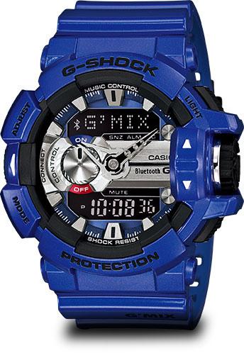 Casio GBA-400-2ADR Takvimli 51.9 mm Mavi Çelik Kordon Analog Kol Saati