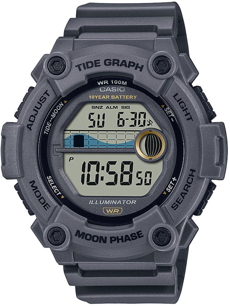 Casio WS-1300H-8AVDF Takvimli Çelik Kordon Dijital Kol Saati