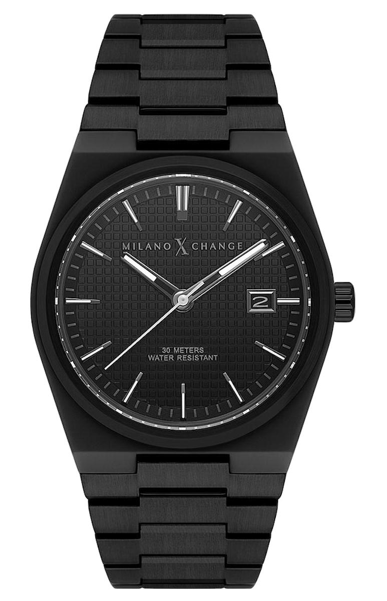 Milano X Change MXG4119 Takvimli 40 mm Siyah Çelik Kordon Analog Erkek Kol Saati