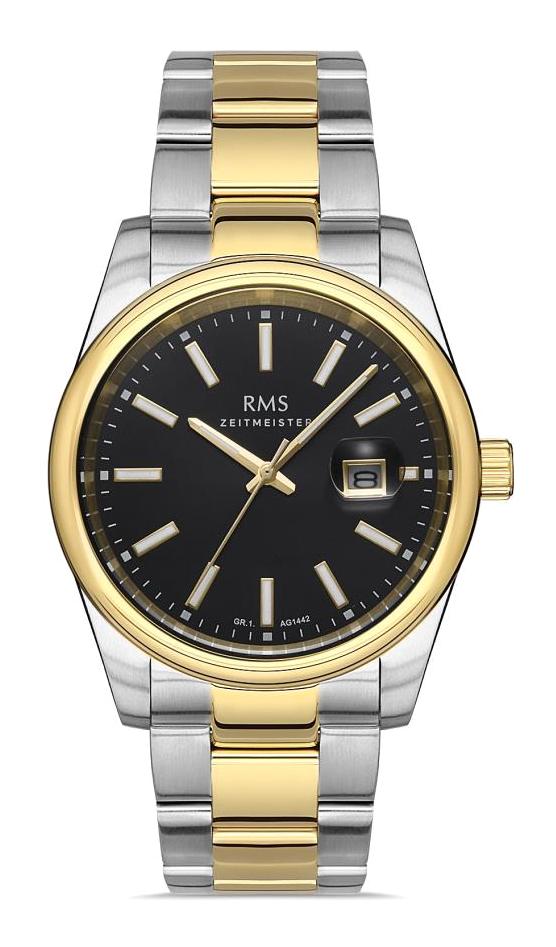 Grand Romanson GR.1.AG1442.07 Takvimli 41 mm Altın-Çelik Kordon Analog Erkek Kol Saati