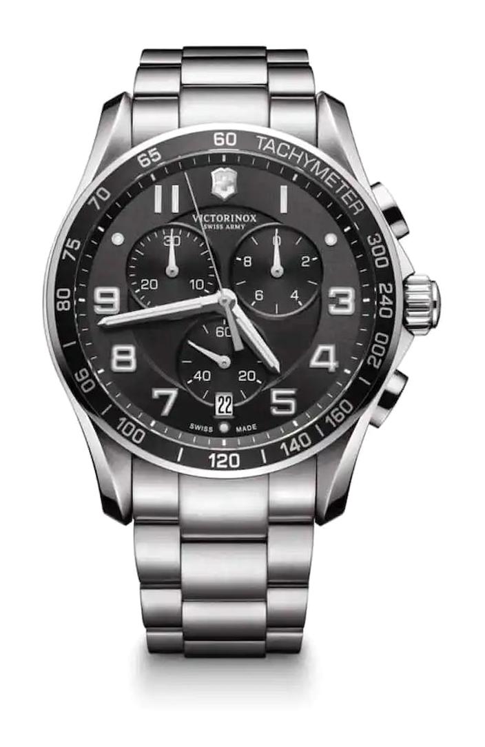 Victorinox Swiss Army 241650 Pusulalı Takvimli 45 mm Çelik Kordon Analog Kol Saati