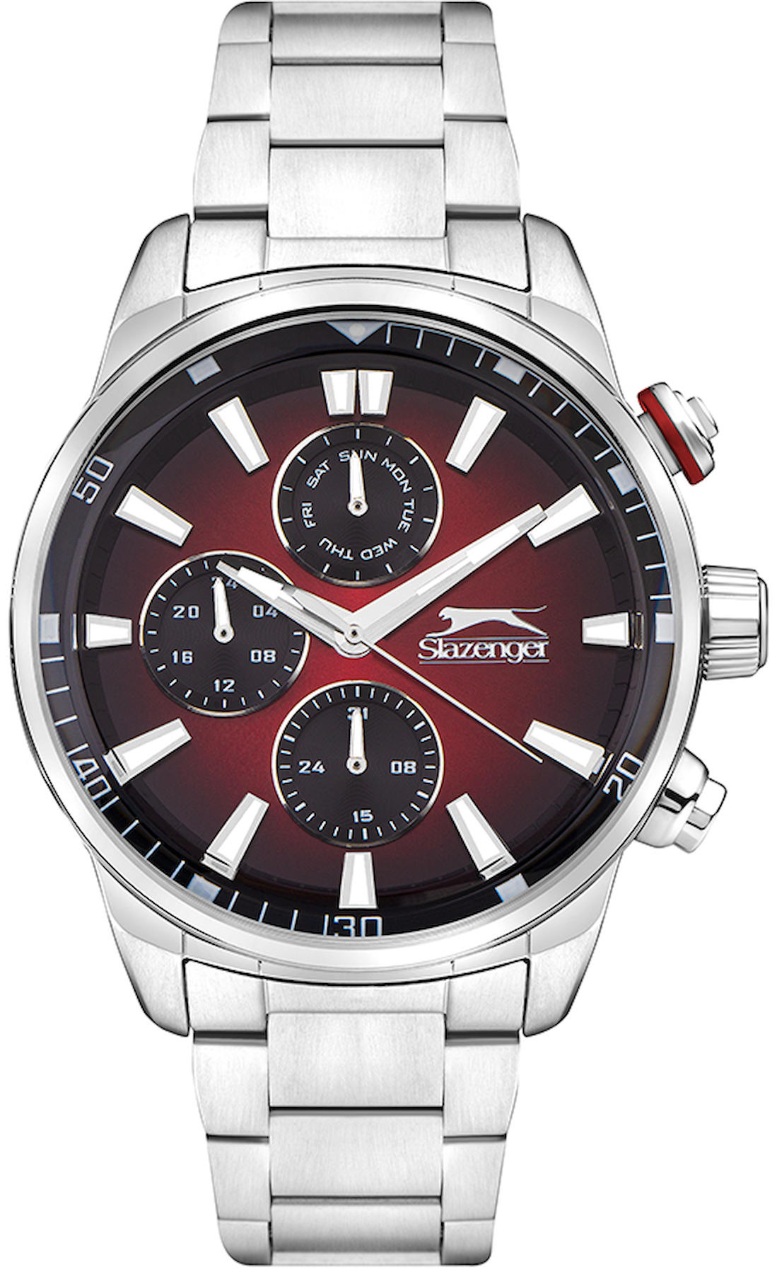 Slazenger SL.09.2272.2.06 Takvimli 45 mm Çelik Kordon Analog Erkek Kol Saati