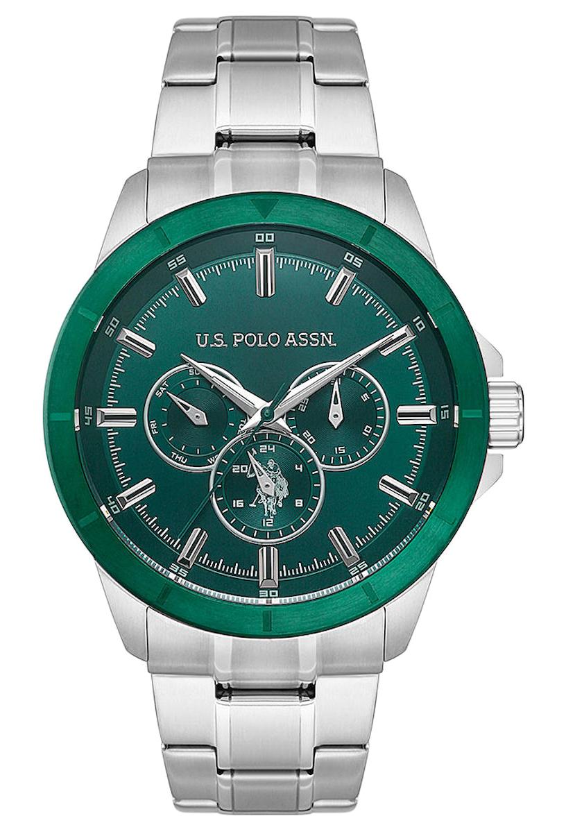 U.S. Polo Assn USPA1071-02 Takvimli 45 mm Çelik Kordon Analog Erkek Kol Saati