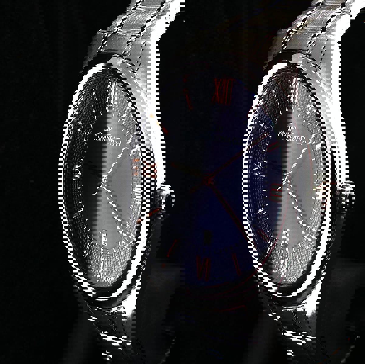 Grand Romanson GR.1.AG1375.04 Takvimli 42 mm Çelik Kordon Analog Kol Saati