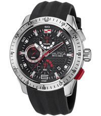 Nautica NAPNSF109 Takvimli 46 mm Siyah Silikon Kordon Analog Erkek Kol Saati