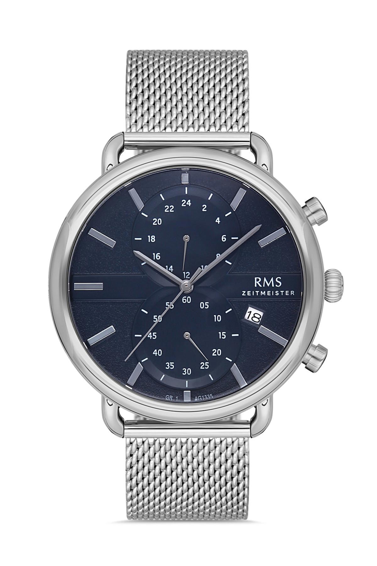 Grand Romanson GR.1.AG1335.03 Takvimli 43 mm Çelik Kordon Analog Erkek Kol Saati