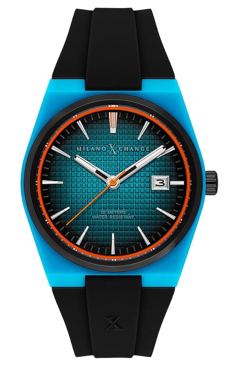 Milano X Change MXG4111 Takvimli 40 mm Siyah Silikon Kordon Analog Erkek Kol Saati