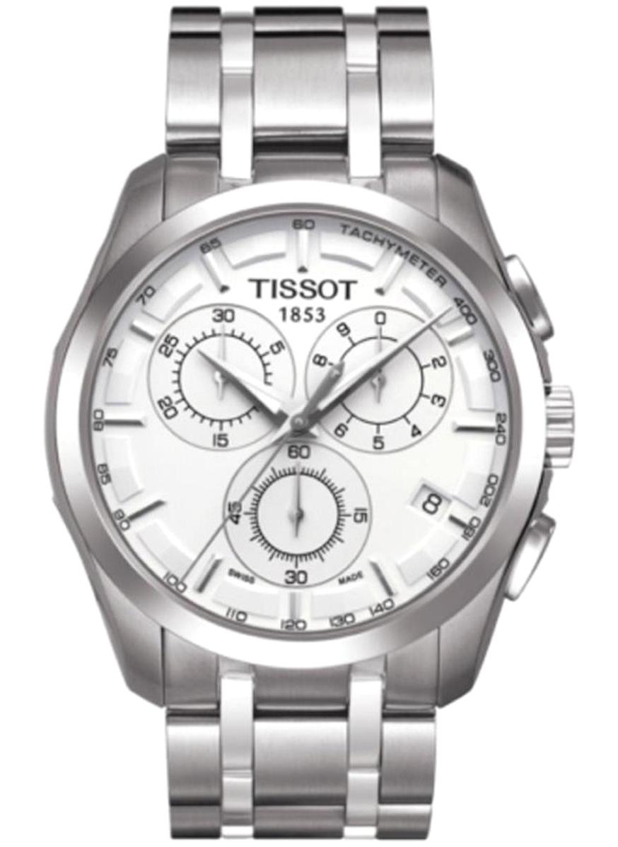 Tissot T0356171103100 Takvimli 44 mm Çelik Kordon Analog Erkek Kol Saati