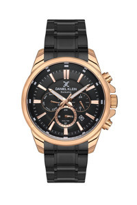 Daniel Klein DK.1.13524.5 Takvimli 44 mm Siyah Metal Kordon Analog Kol Saati