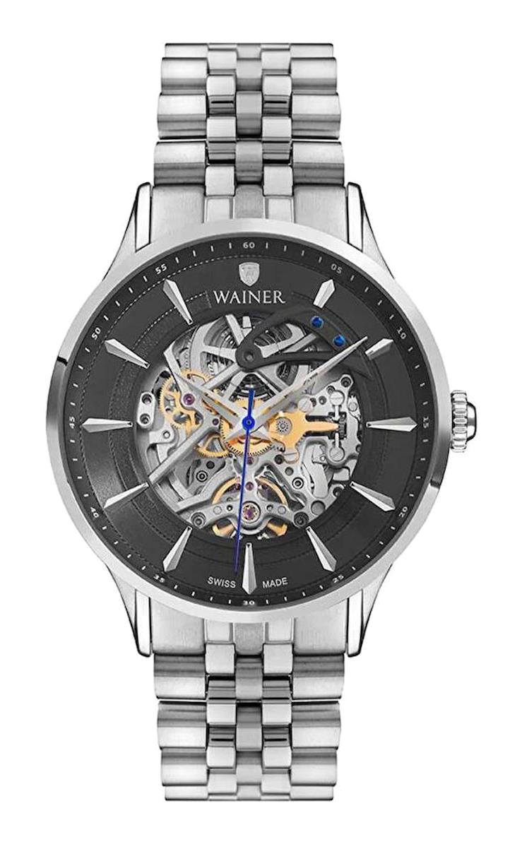 Wainer WA.25705-A 44 mm Çelik Kordon Analog Erkek Kol Saati