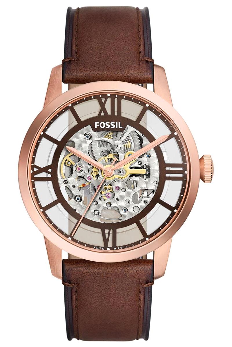 Fossil ME3259 44 mm Kahverengi Deri Kordon Analog Erkek Kol Saati
