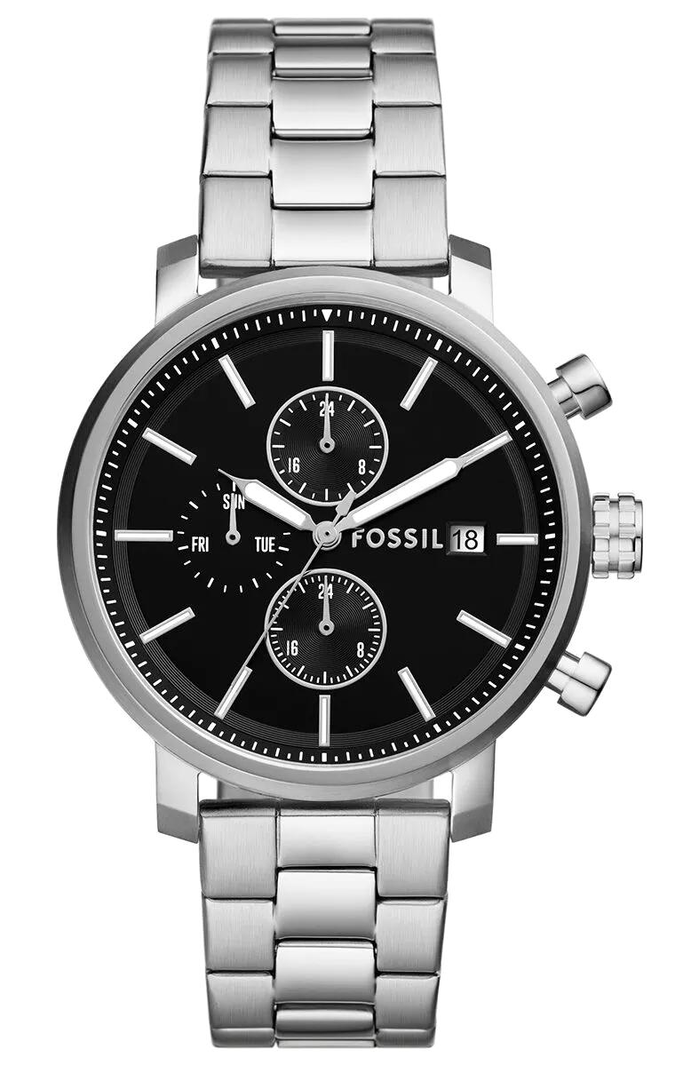 Fossil FBQ2851 Takvimli 42 mm Çelik Kordon Analog Erkek Kol Saati