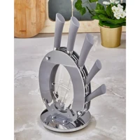 Cooker 1373 6 Parça Çelik Bıçak Seti - Gri-88