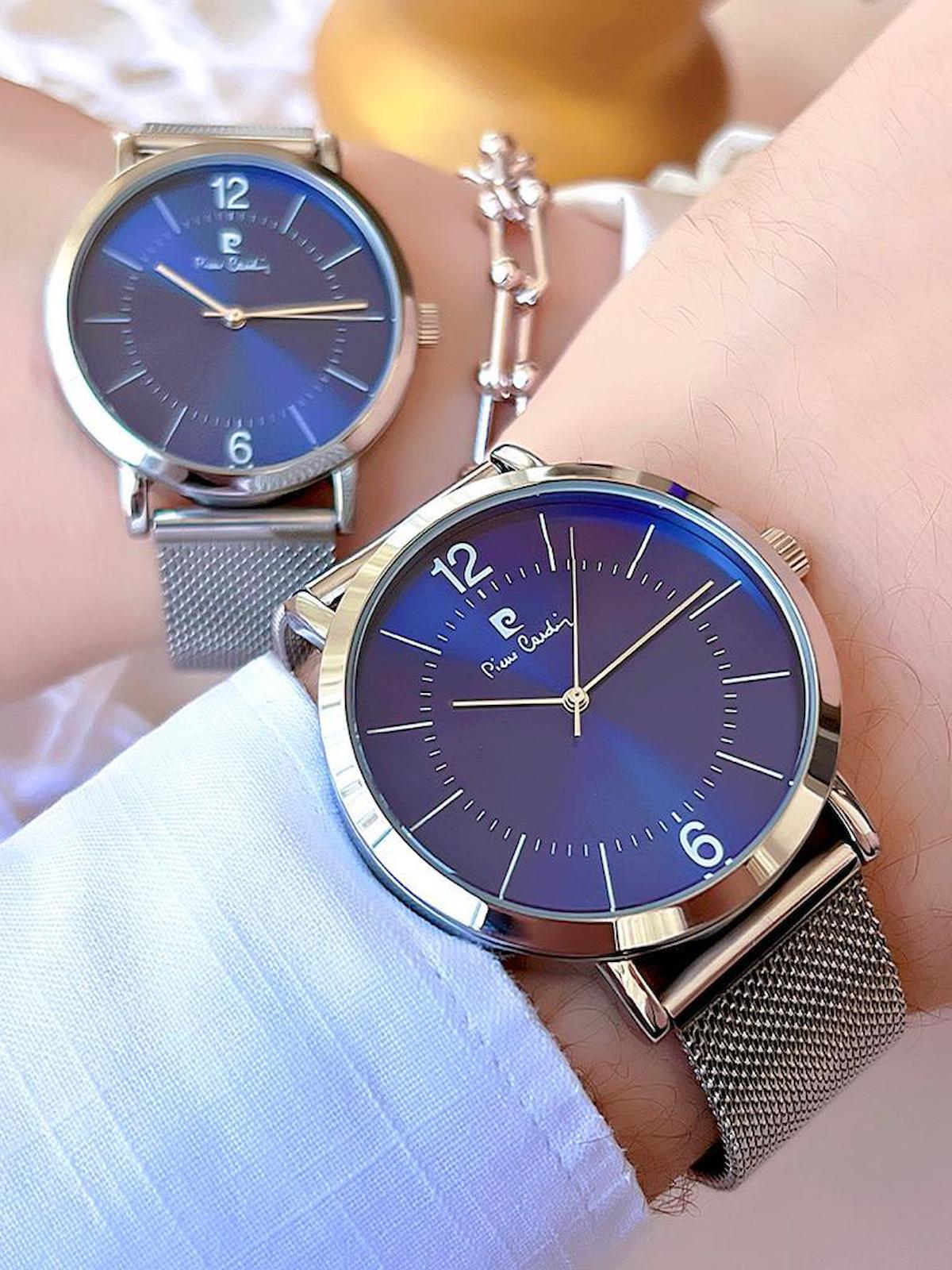 Pierre Cardin BLKT.2.620 Çelik Kordon Analog Kol Saati