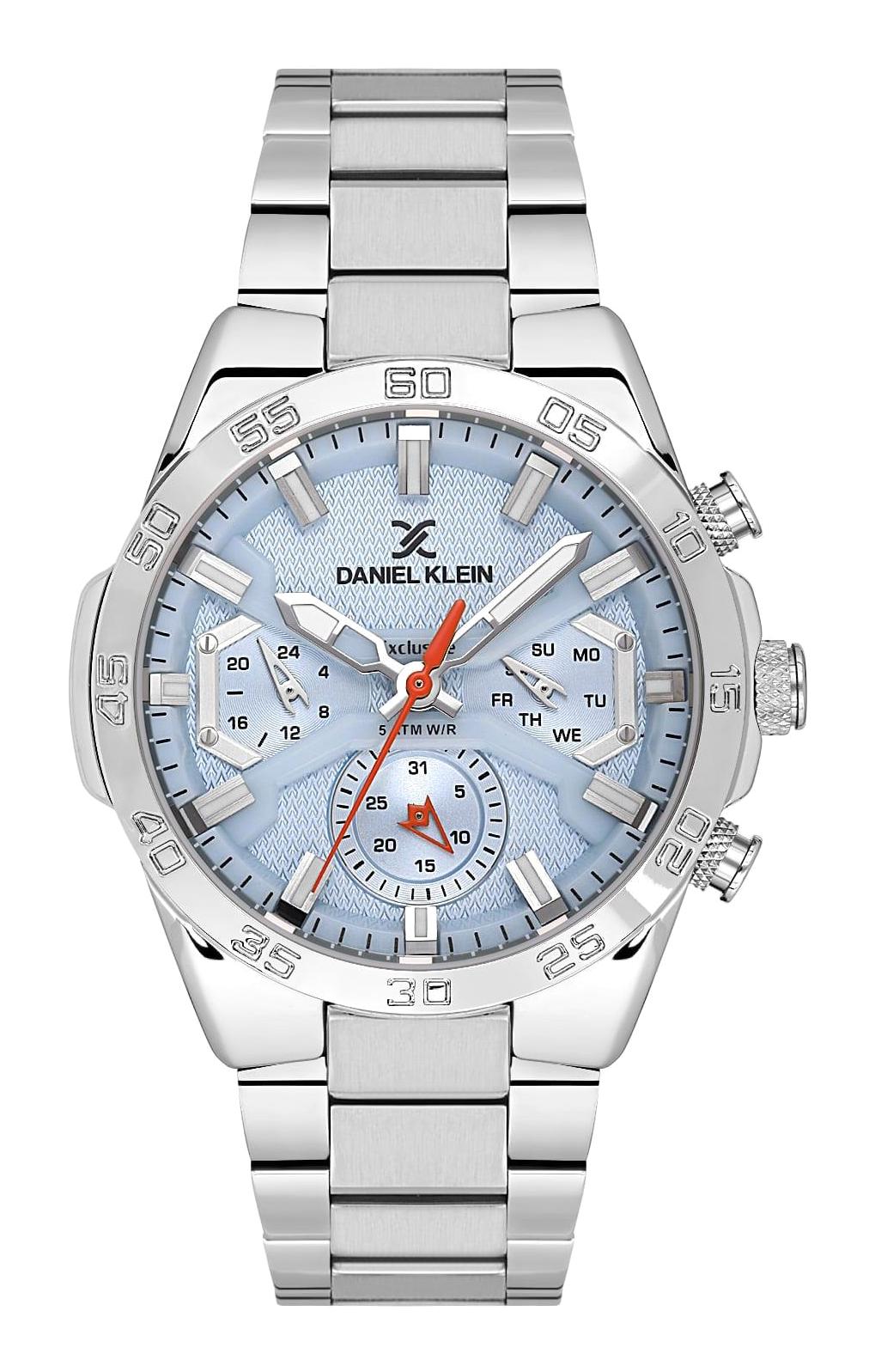 Daniel Klein DK.1.13747-7 Takvimli Çelik Kordon Analog Erkek Kol Saati