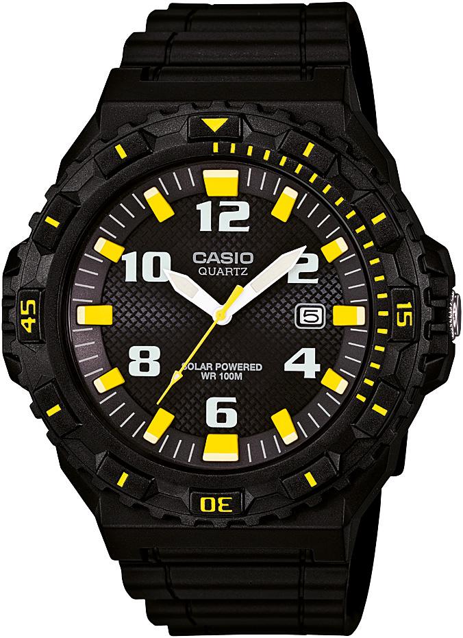 Casio MRW-S300H-1B3VDF Takvimli 48 mm Siyah Silikon Kordon Analog Erkek Kol Saati