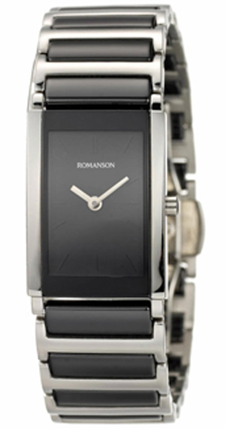 Romanson TM8251LL1WA35W 40 mm Siyah Çelik Kordon Analog Kol Saati