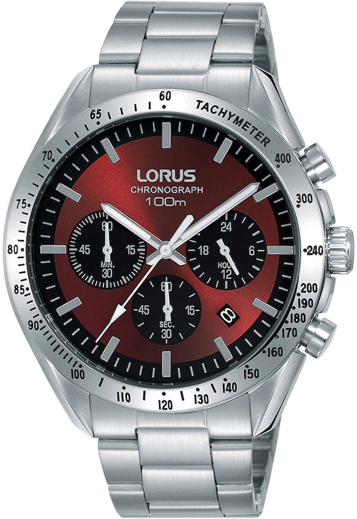 Lorus RT337HX9 Takvimli 42 mm Çelik Kordon Analog Erkek Kol Saati