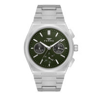 Ferro FM31452A-A6 Takvimli 43 mm Çelik Kordon Analog Erkek Kol Saati