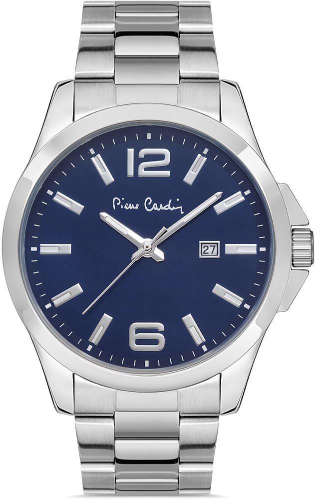 Pierre Cardin 800411F03 Takvimli Çelik Kordon Analog Erkek Kol Saati