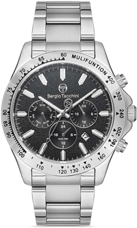 Sergio Tacchini ST.1.10165.1 Takvimli 42 mm Çelik Kordon Analog Kol Saati
