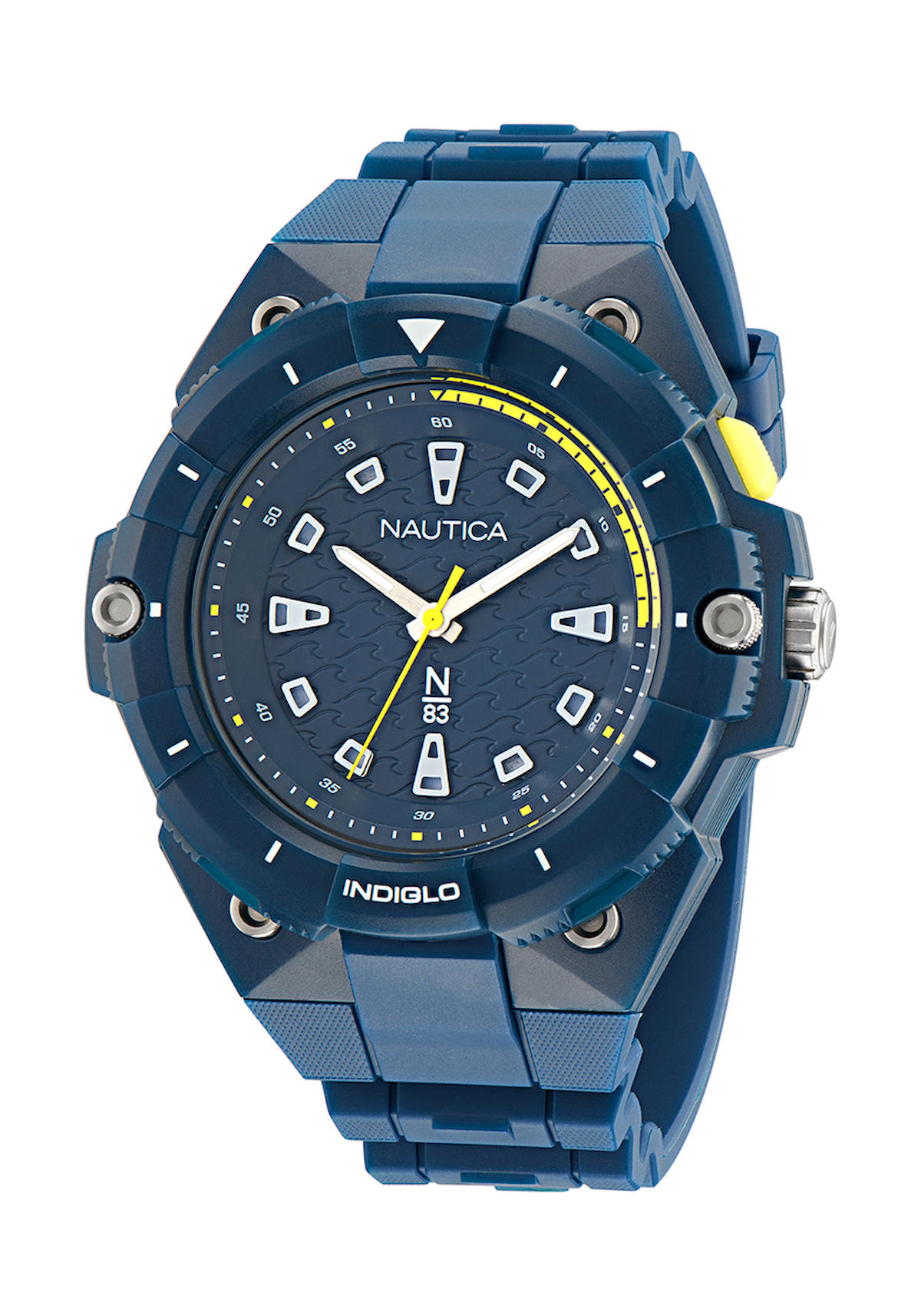 Nautica NAPCNS401 47 mm Lacivert Poliüretan Kordon Analog Erkek Kol Saati