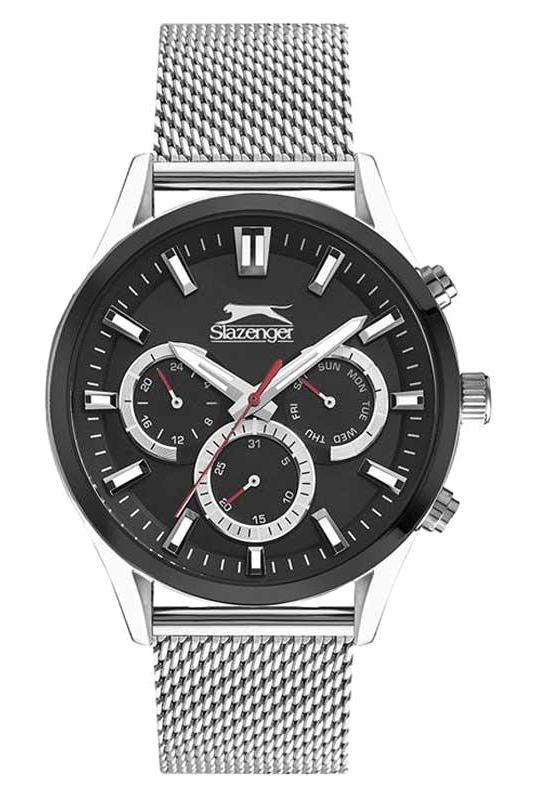 Slazenger SL.09.1886.2.01 Takvimli 44 mm Metal Kordon Analog Erkek Kol Saati