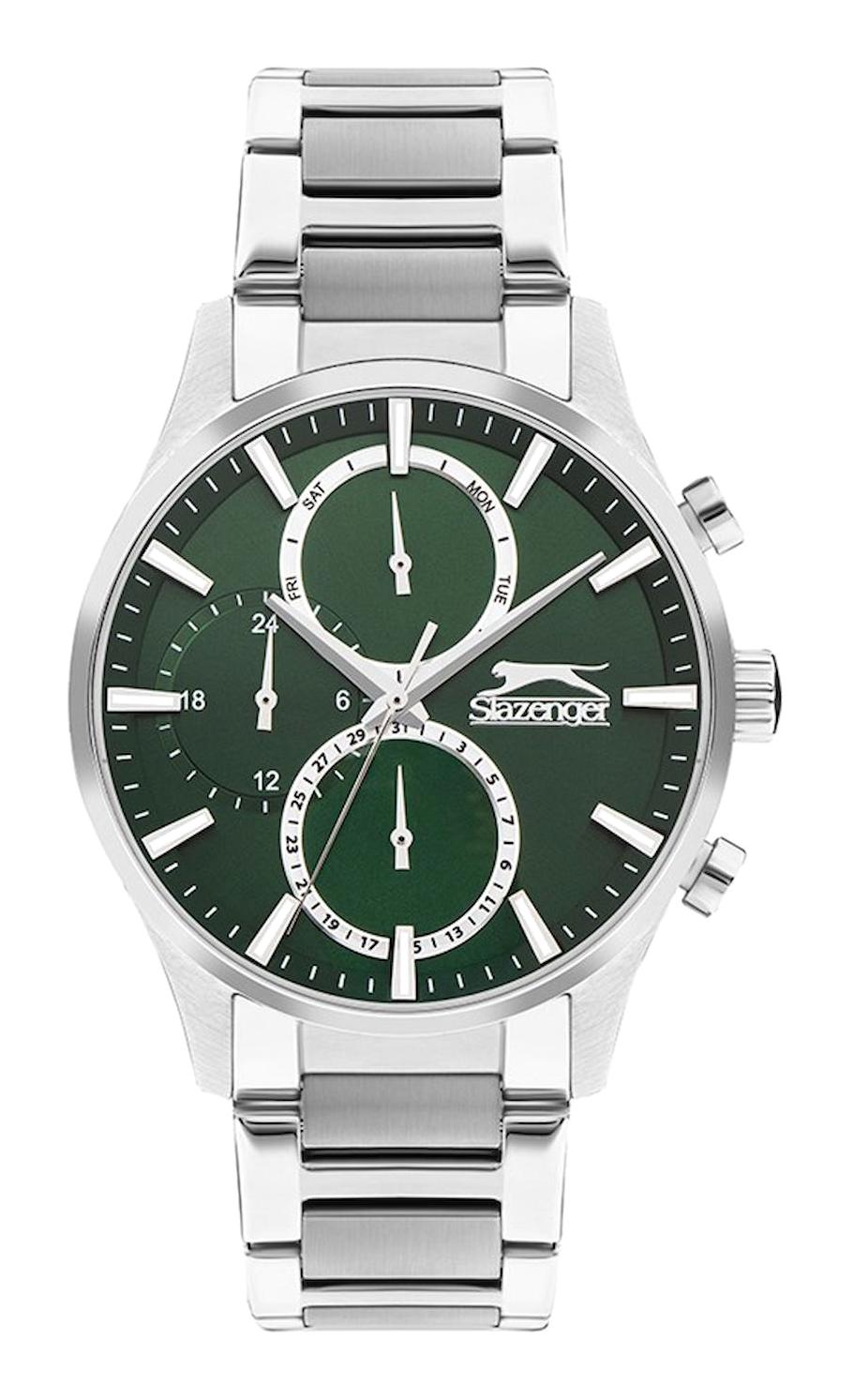 Slazenger SL.09.2283.2.01 Takvimli 43 mm Çelik Kordon Analog Erkek Kol Saati