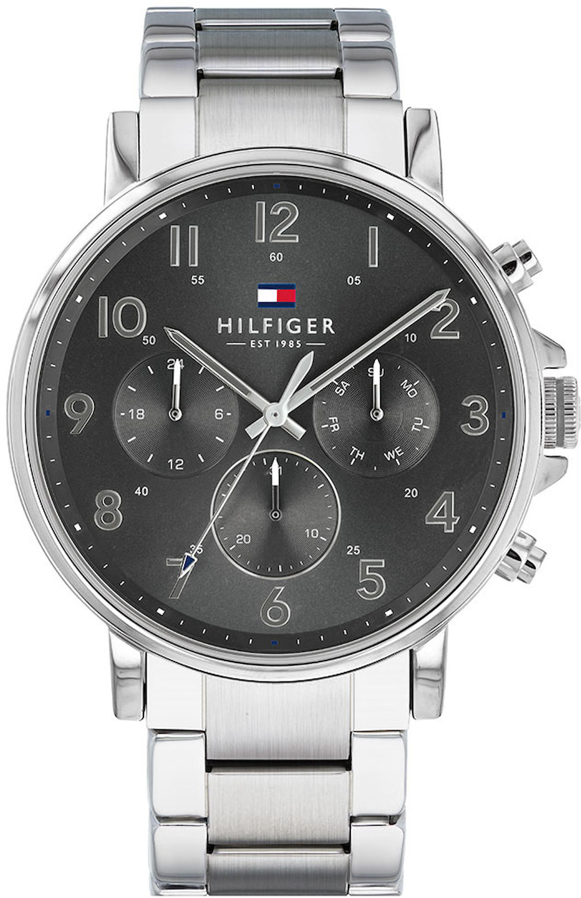 Tommy Hilfiger TH1710382 Takvimli 44 mm Çelik Kordon Analog Kol Saati
