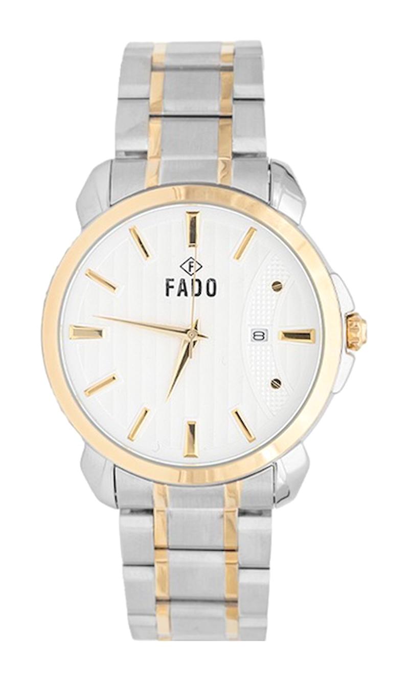 Fado RH0140 Takvimli Altın-Çelik Kordon Analog Erkek Kol Saati