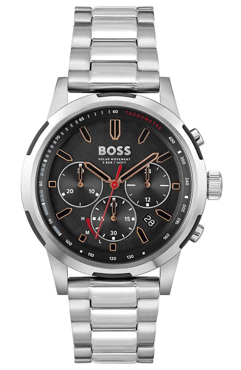 Hugo Boss HB1514032 Takvimli 44 mm Çelik Kordon Analog Erkek Kol Saati