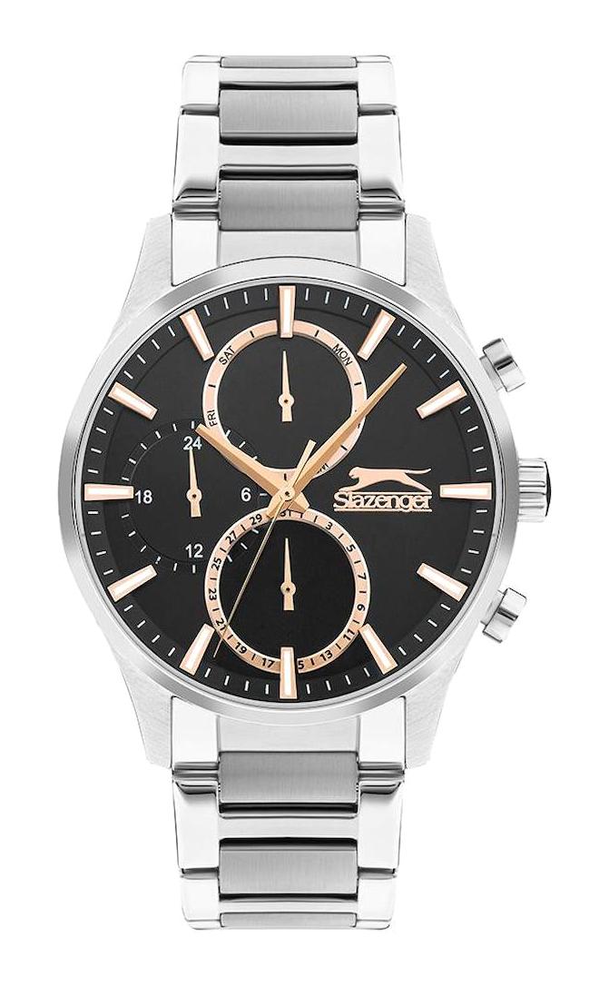 Slazenger SL.09.2283.2.02 Takvimli 43 mm Çelik Kordon Analog Erkek Kol Saati