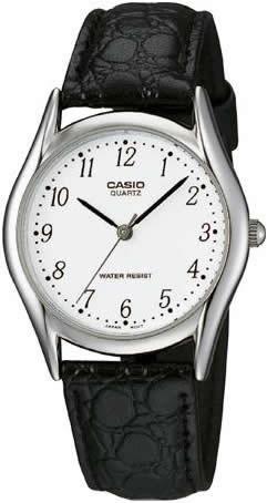 Casio MTP-1094E-7BDF 33.5 mm Siyah Deri Kordon Analog Erkek Kol Saati