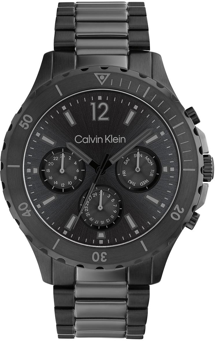 Calvin Klein CK25200117 Takvimli 44 mm Siyah Çelik Kordon Analog Erkek Kol Saati